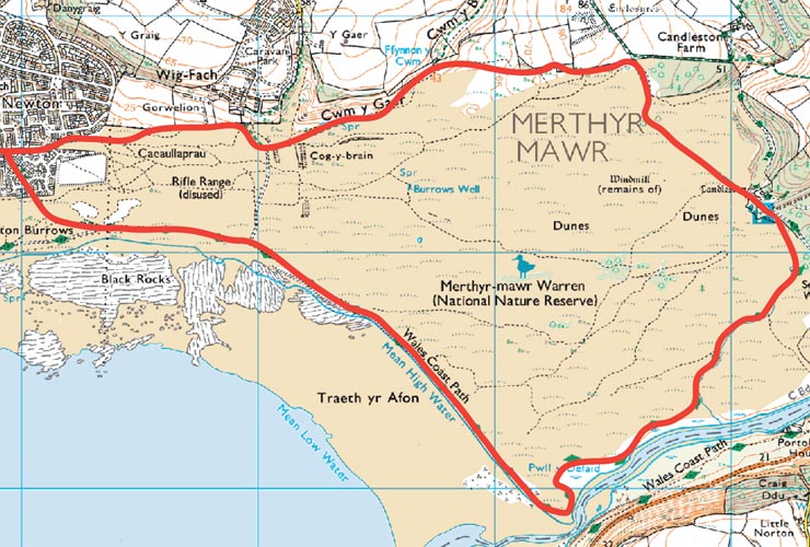 Newton Circular Walk Map