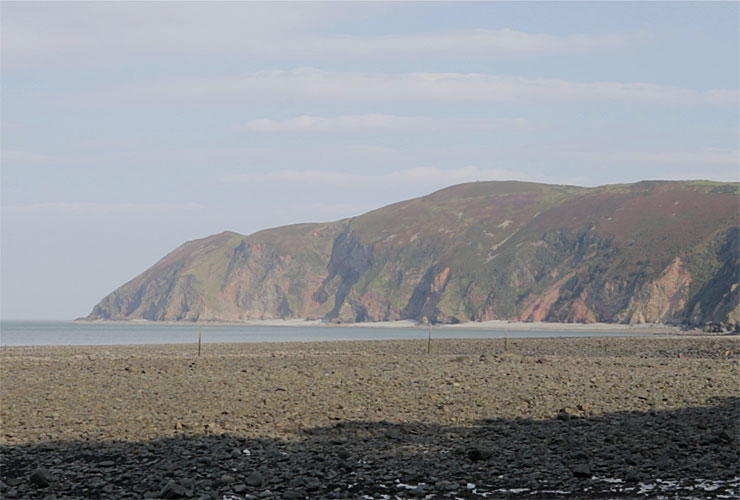 Lynmouth Cliffs and Beach
