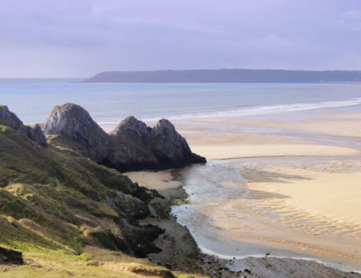 Three Cliffs Bay on Gower