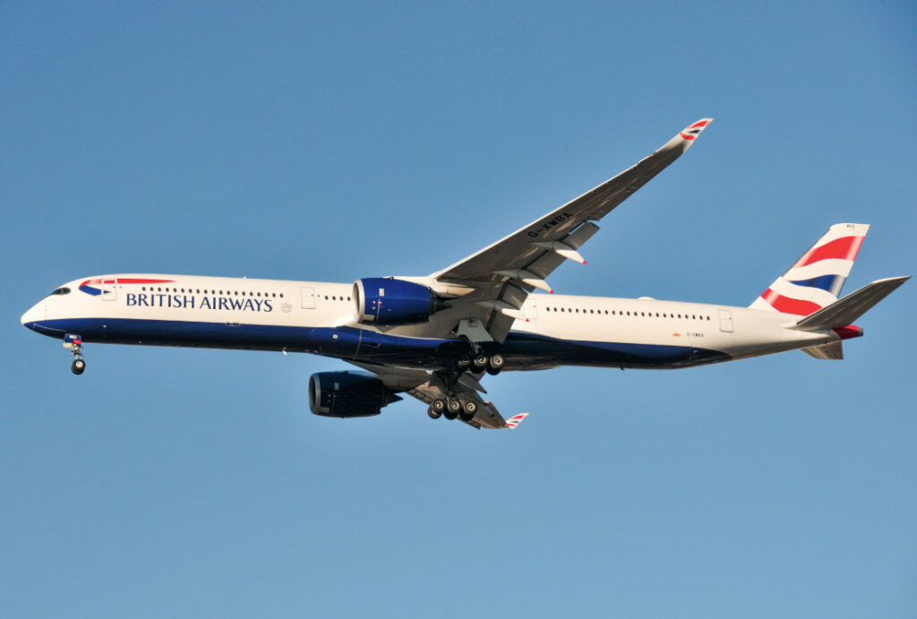 Flying to the US with British Airways