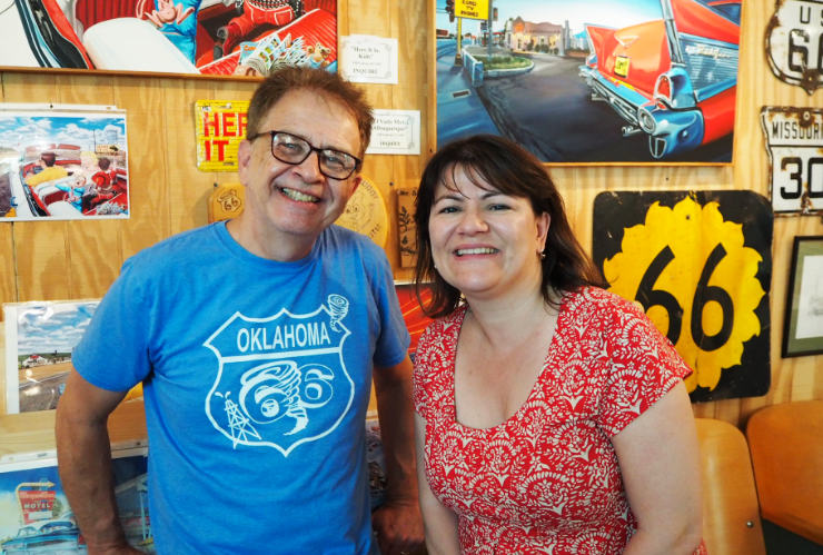 People on Route 66 Jerry McClanahan
