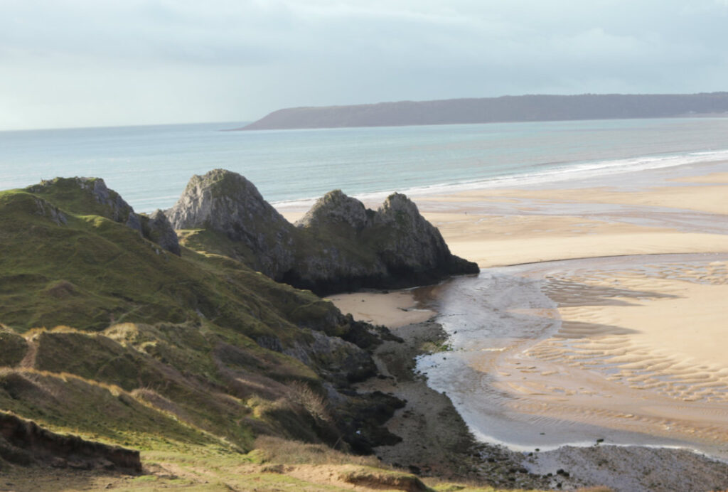 Three Cliffs Bay Gower South Wales