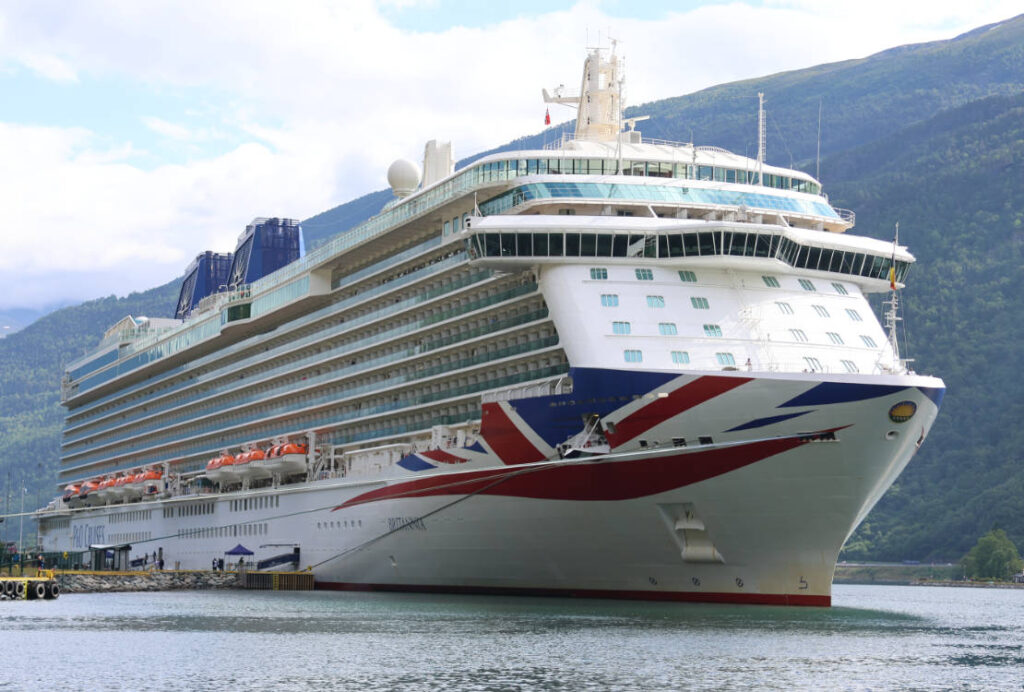 The P&O Britannia Cruise Ship